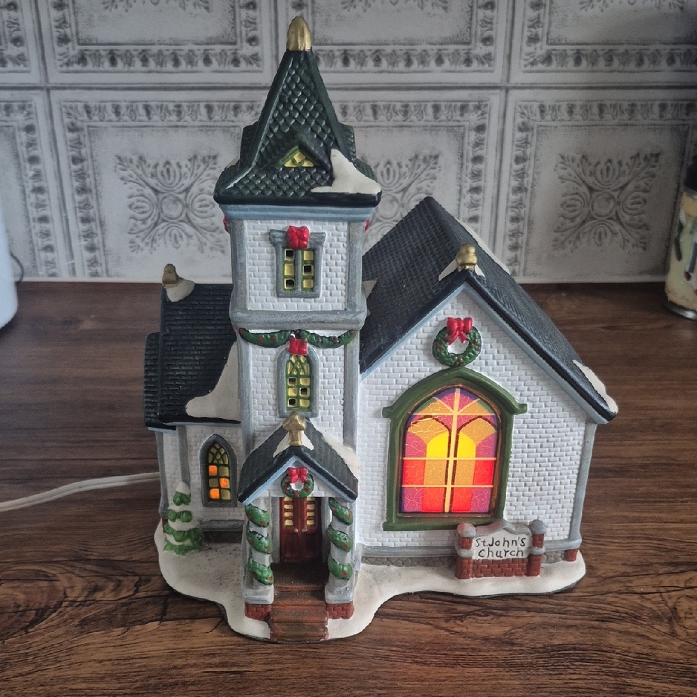 Danson St. Johns Church For Christmas Village